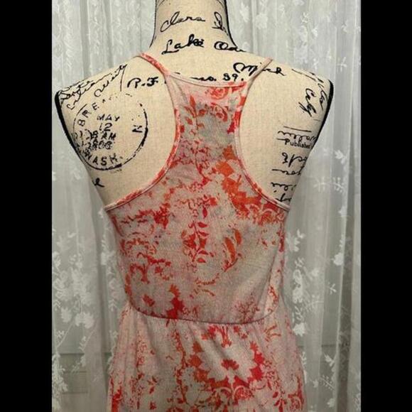 Embrace Effortless Elegance with the Orange and White Maxi Dress! - Picture 2 of 3